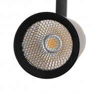 Driefasige LED railspot 20W - CCT - CRI90 - 1900 lm met honingraatreflector