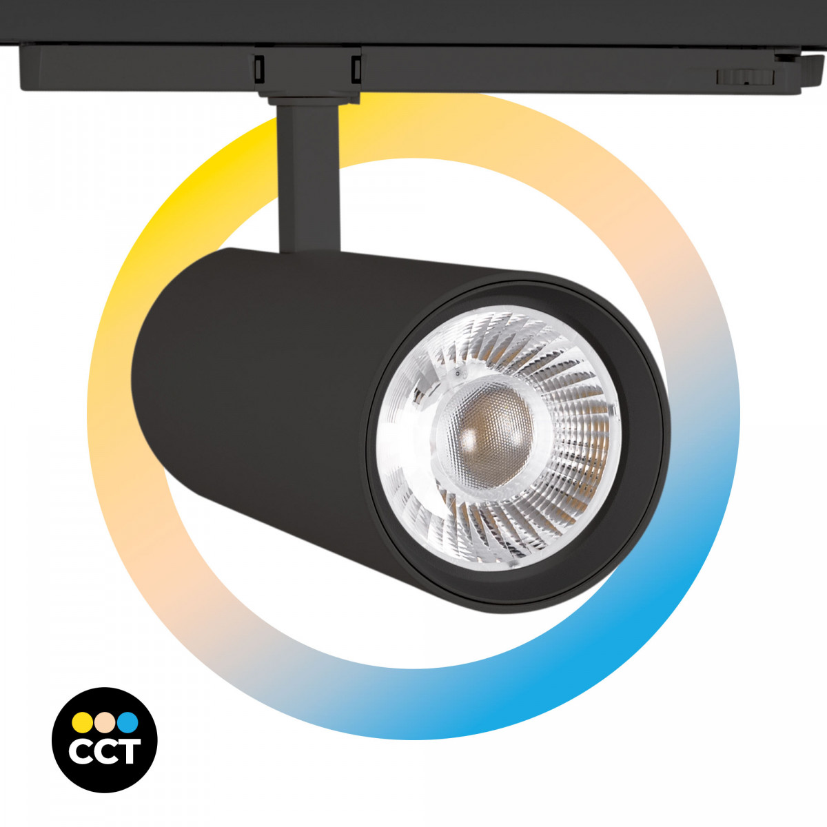 LED 3-fase Railspot - 36W - CCT - TRIAC dimbaar - CRI90 - 3300 lm