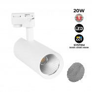 LED CCT 1-fase Railspot - 20W - CRI 90 - 1800 lm