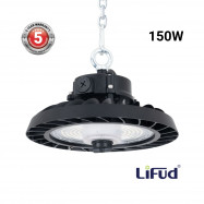 Industriële UFO LED Highbay - 150W - CCT - 170lm/W - LIFUD Driver - IP65 - 5 jaar garantie