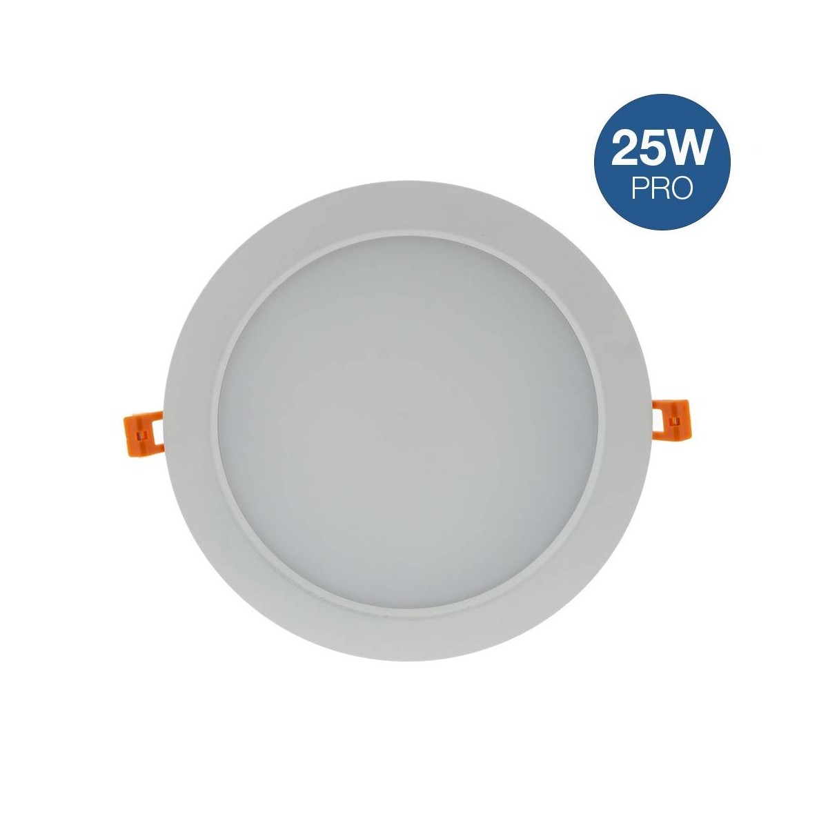 Professionele LED inbouwdownlight 25W Ø 190 mm