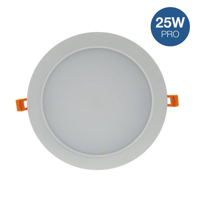 Professionele LED inbouwdownlight 25W Ø 190 mm