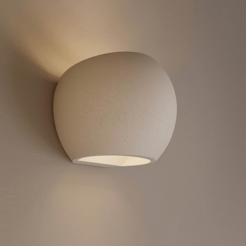 Betonnen wandlamp "Bal" - Omhoog &amp; omlaag - 1 x G9