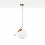 HERMI 280" kristallen bol hanglamp - E27 - Ø 28cm