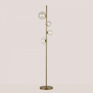 Vloerlamp met glazen bollen "STAND" - 4 x G9