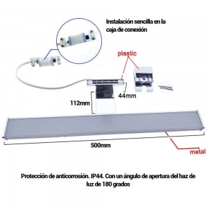 Aplique LED para espejos