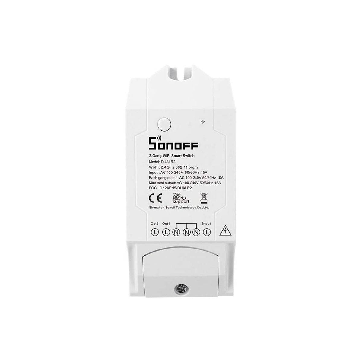 Interruptor Inteligente DUAL Wifi programable | SONOFF