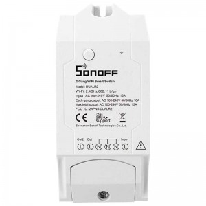 Interruptor Inteligente DUAL Wifi programable | SONOFF