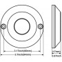 dimensiones luces LED