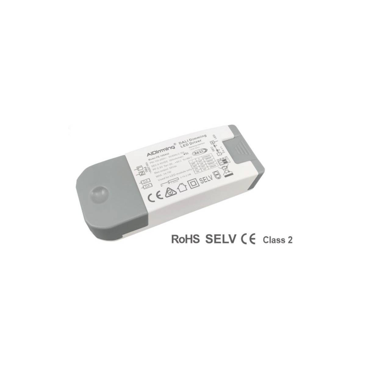 Driver DALI y PUSH multicorriente 9-42V 200 a 350 MA