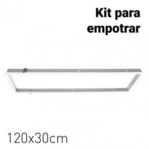 Kit Marco empotrable para Paneles LED 120x30