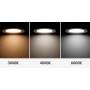 temperaturas de color downlight empotrable