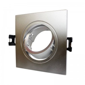 Aros downlight empotrables cuadrados basculantes GU10, MR16