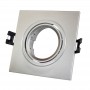 Aros downlight empotrables cuadrados basculantes GU10, MR16