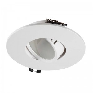 Aro downlight empotrable basculante GU10, MR16 Ø110mm