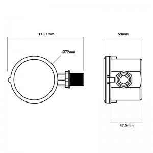 Sensor de movimiento Merrytek Control 1-10V MC054V