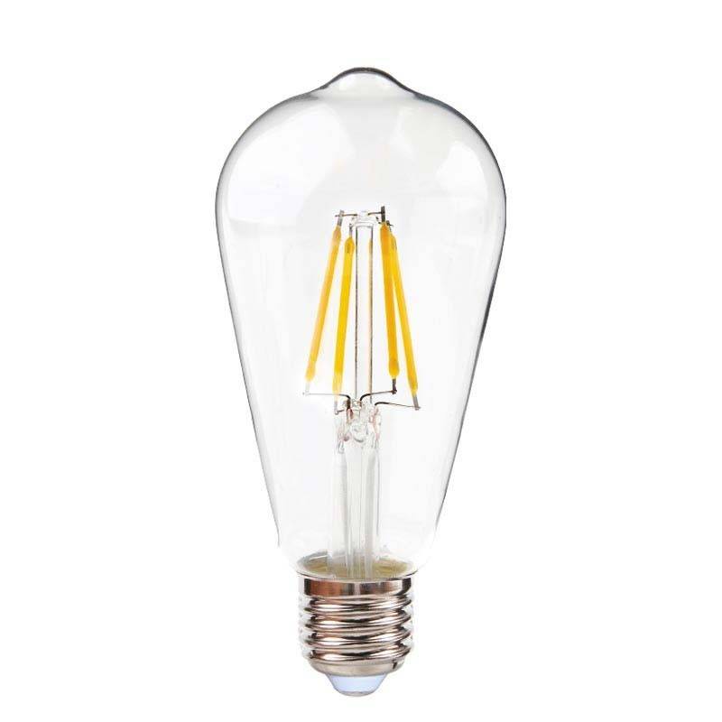 Bombilla LED de filamento vintage ST64 E27 6W