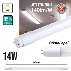 Tubo LED T8 90cm 14W cristal opal