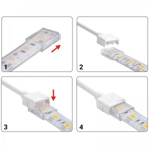 Conector inicio tira a cable CCT PCB 10mm IP68