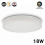 Plafón LED de superficie circular 18W