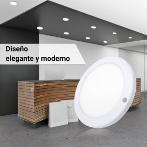 Plafón LED universal ajustable CCT con Sensor 18W