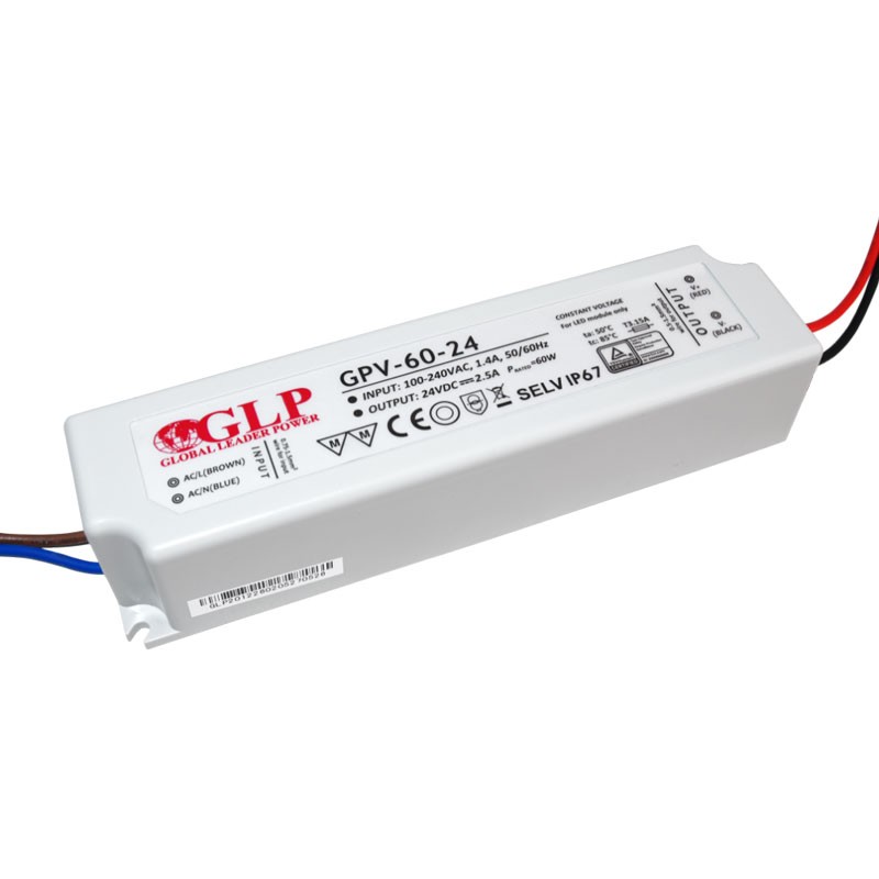 Fuente de alimentación LED de 60W 24V - GLP