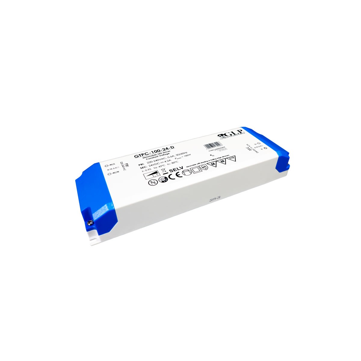 Fuente de alimentación de tensión constante regulable Triac LED de 100W 24V