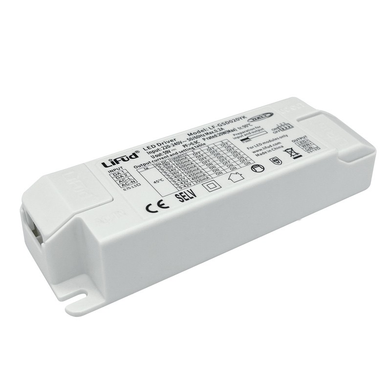 Driver DALI Multicorriente de 12W y 100-350mA CCT y dimable