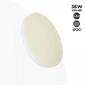 Plafón LED 36W 3300lm de superficie circular