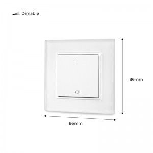 Interruptor Dimmable Monocolor Por Radiofrecuencia 3V-DC 1Zona