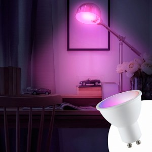 Bombilla LED GU10 RGBWW 5W con control remoto