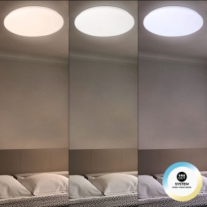 Plafón de techo LED BASIC 24W de superficie circular IP20