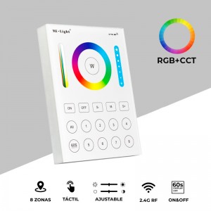 Controlador Remoto RGB+CCT 8 Zonas | Mi Light