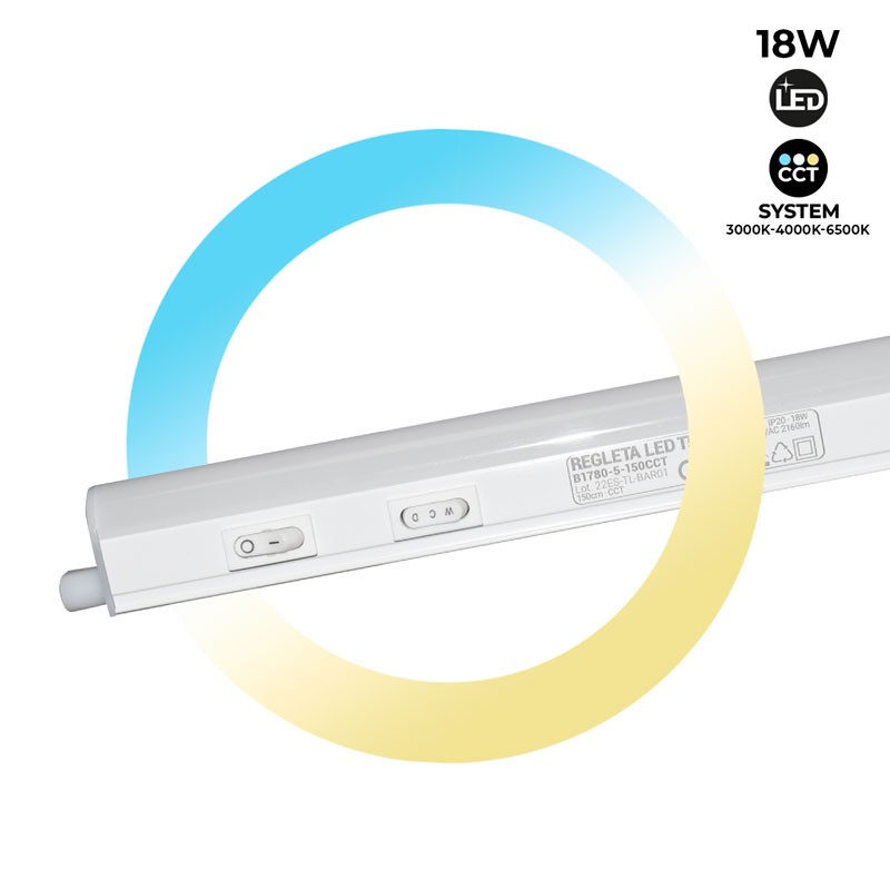 Regleta LED T5 18W CCT 1.5M