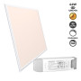 Panel LED Dimmable TRIAC empotrable 60X60cm 44W 3960LM UGR19