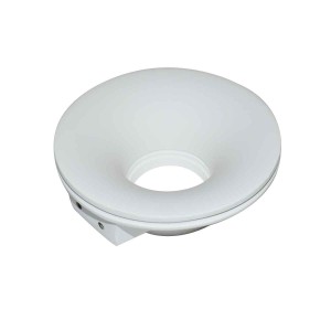 Aro downlight empotrable redondo de Escayola GU10 trimless