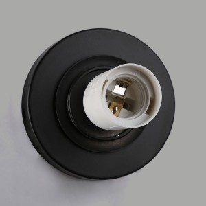 Aplique de pared con Bola 40W - IP44_ NEGRO