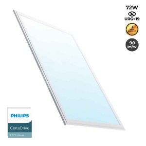 12er-Pack LED-Einbaupanels slim 120x60 cm - PHILIPS Treiber - 72W - UGR19