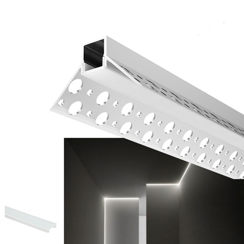 Perfil de integración Escayola/Pladur 46x26 de Esquina interior (2m)