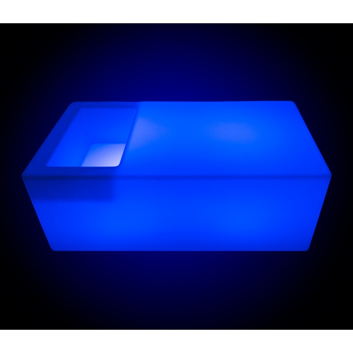 Mesa con luz LED RGBW recargable con hielera - 24W - IP67