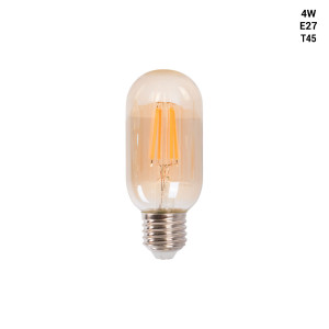 Bombilla filamento LED E27 T45 - 4W - Vintage - 2200K