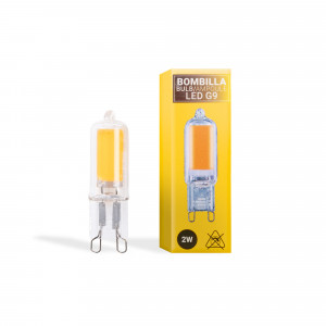 Bombilla LED G9 220-240V AC - COB - 360º - 2W