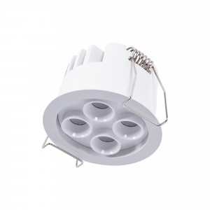 Downlight LED empotrable circular 8W - Chip Osram - UGR18 - Corte Ø 58mm - Blanco