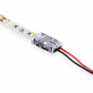 Conector Hippo monocolor SMD Tira a Cable - PCB 10mm - 2 pines - IP20 - Máx. 24V