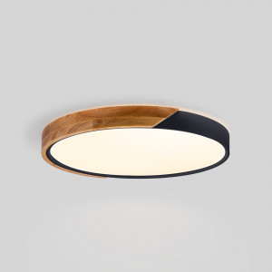 Plafón LED techo CCT 36W - Madera y Policarbonato- ø50cm - IP22