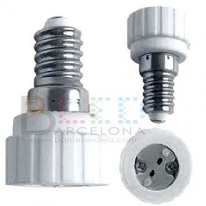 Adaptador rosca E14 a MR16