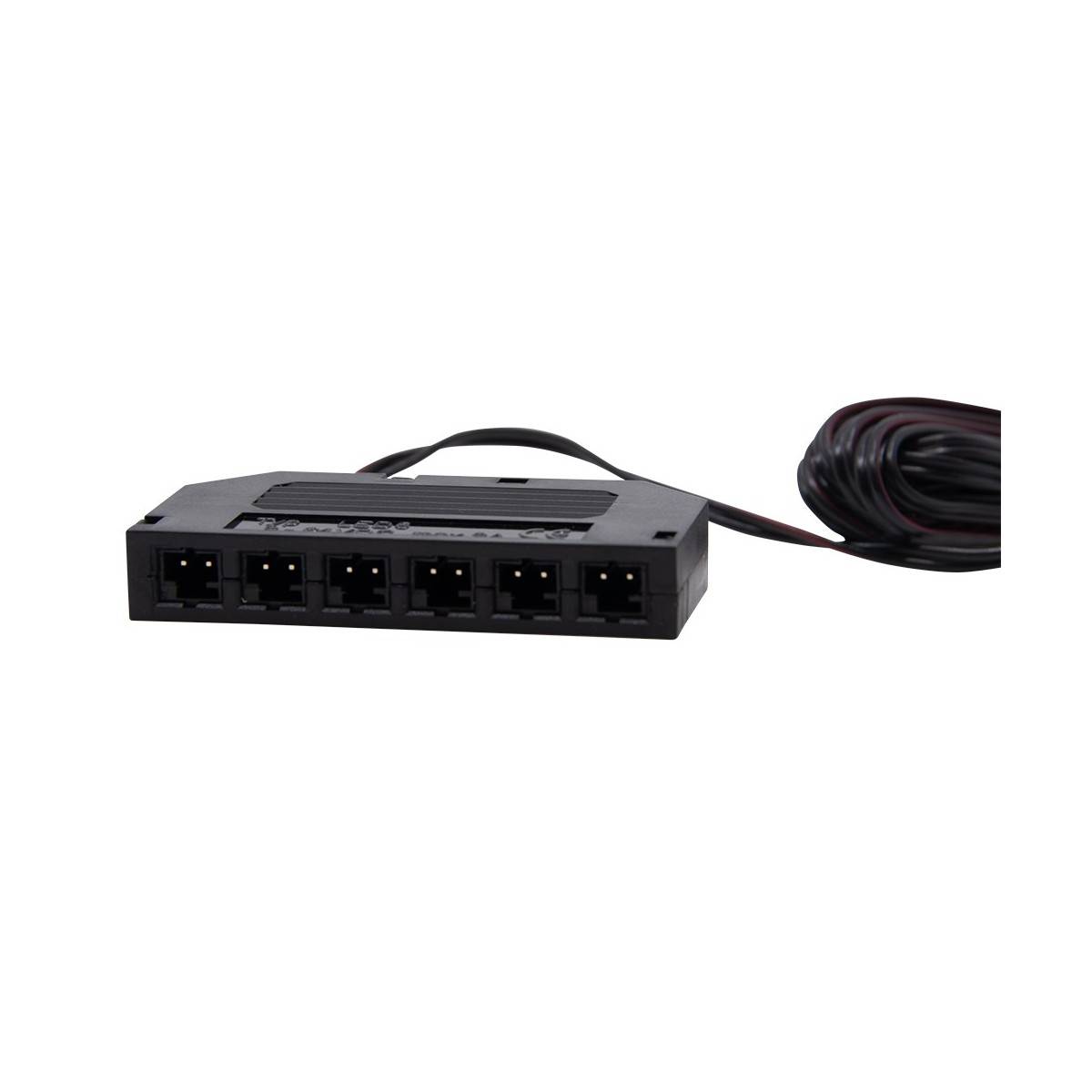 DISTRIBUIDOR MINI AMP CON 6 SALIDAS HEMBRA 6-24V-DC (MAX. 3A)