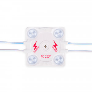 Kwadratowy moduł LED do oznakowania - 3,6 W - 220 V AC - IP65 - 165º - 3000 K