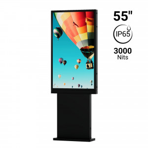 Wyświetlacz Zewnętrzny 55" 4K - Szkło Antyrefleksyjne - Android - 4GB+32GB - Zewnętrzny