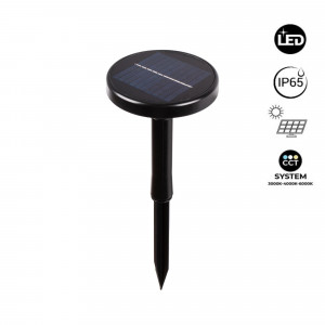 Lampa solarna zewnętrzna LED CCT z wtykiem - 1W - IP65